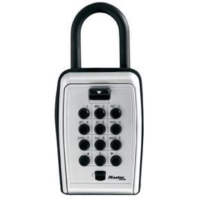 Master Lock 3-1/8 Push Button Portable Lock Box